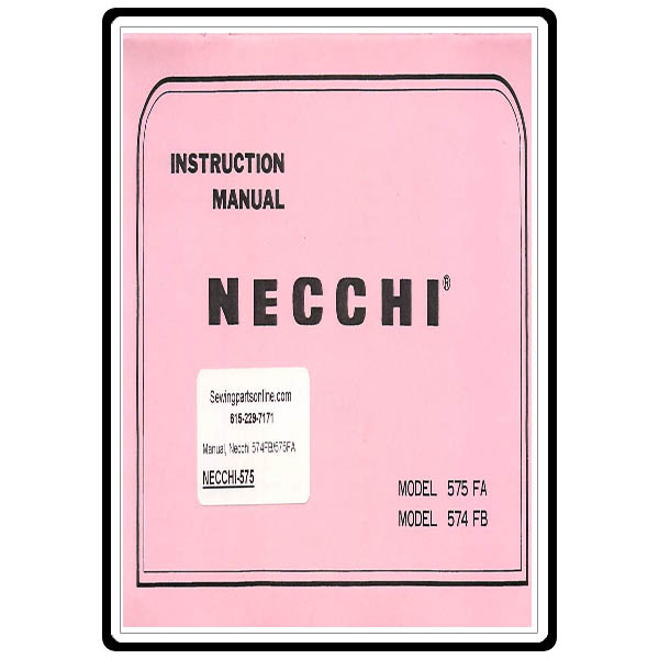 Necchi 4795 manual de instrucciГіn